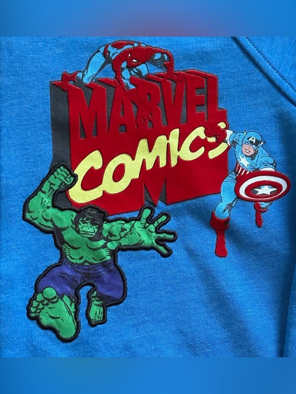 Marvel Comics Superhero Hoodie – Boys Size L (10/12)